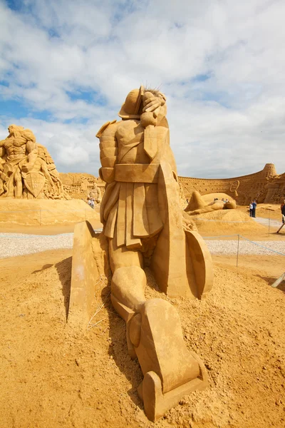 모래 조각 축제 — 스톡 사진