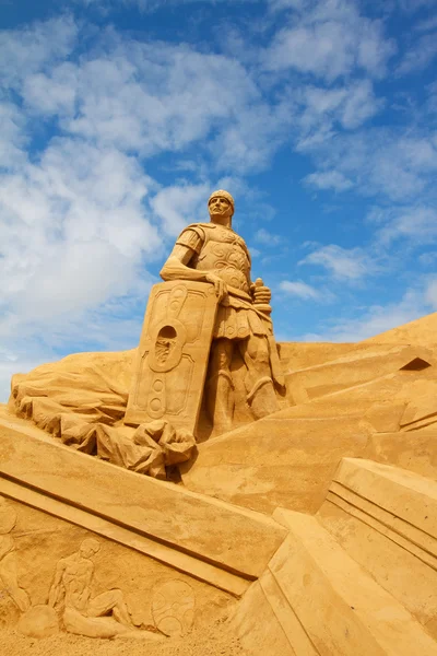 Sand sculptures festival — Stock Photo, Image