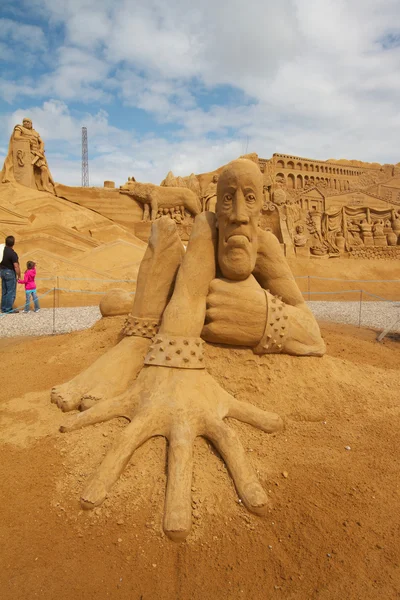 Sand skulpturer festival — Stockfoto