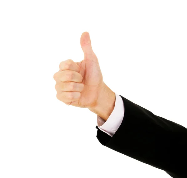 Businessman's Hand With Thumb Up — Stock Photo, Image