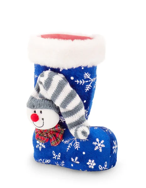 stock image Christmas stocking on white background