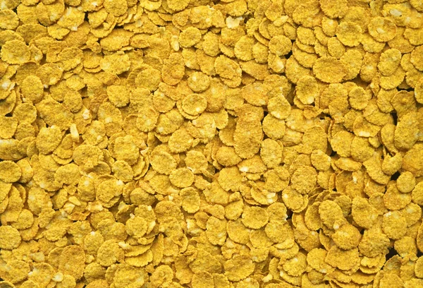 Flocos de milho textura fundo — Fotografia de Stock
