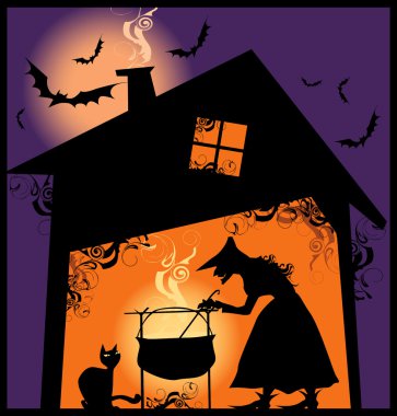 Halloween supper clipart