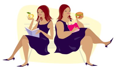 Eating habits clipart