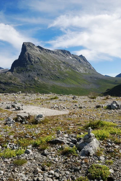Peak of mountain. Norway. — Stock Photo, Image