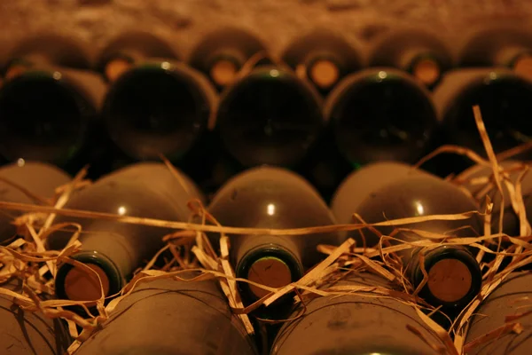 Lahví vína — Stock fotografie
