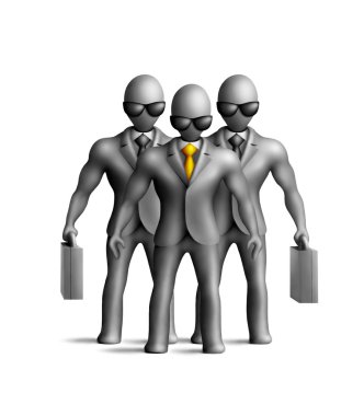 Men in gray-2 clipart