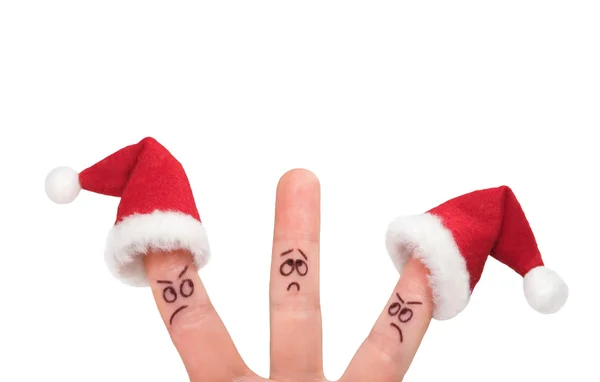 クリスマスの指ショー-5 — ストック写真