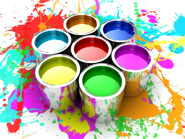 The paint — Stock Photo, Image
