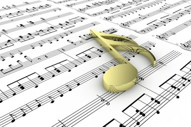 The music clipart