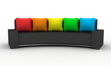 The sofa clipart