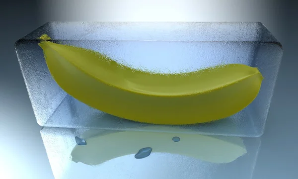 Frozen banana — Stock Photo, Image