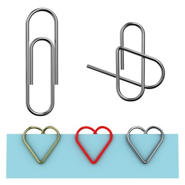 Paper clip clipart