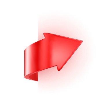 Red arrow clipart