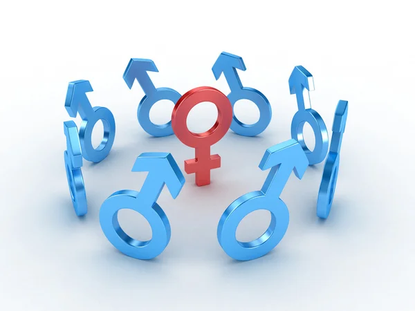 Simboli di genere — Foto Stock