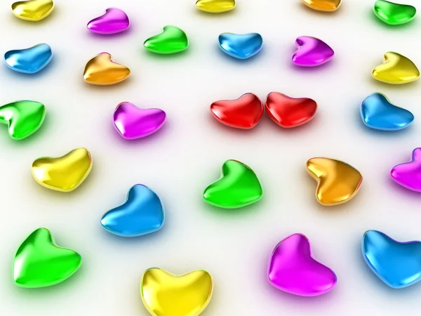 Stock image The hearts
