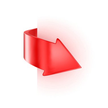 Red arrow clipart