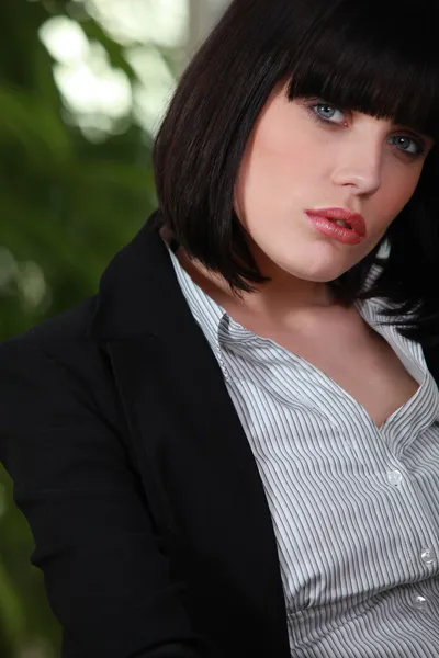 Sexy zakenvrouw — Stockfoto