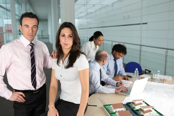 Office workers in a meeting — Stock Photo, Image