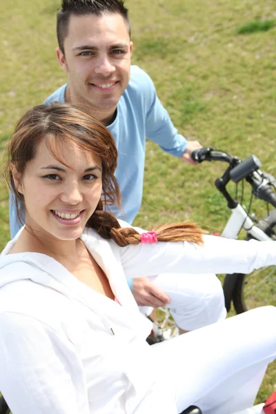 Par ut för en cykeltur — Stockfoto