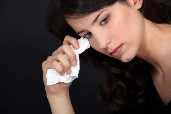 Mulher chorando — Fotografia de Stock