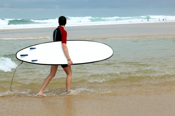 Foto van een surfer — Stockfoto