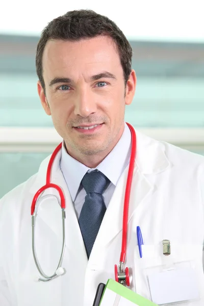 Portret lekarza Szpital przyjazny — Zdjęcie stockowe