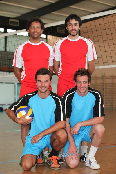Equipa de Voleibol — Fotografia de Stock