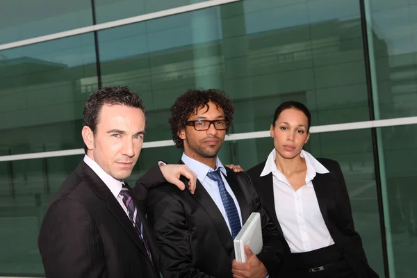 Serious united business team — Stock Photo, Image