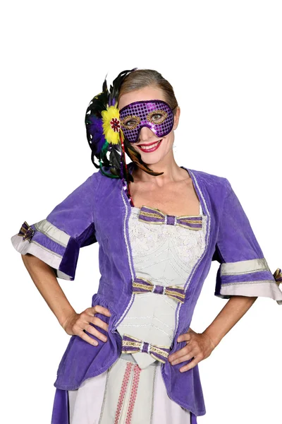 Donna in costume — Foto Stock