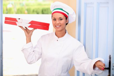 Pizza delivery clipart