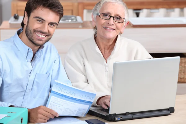 Happy learning at home — Stock Photo, Image