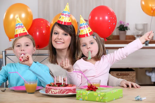 De partij van de kindverjaardag — Stockfoto