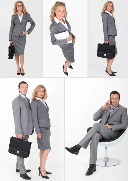 Un collage de profesionales de negocios —  Fotos de Stock