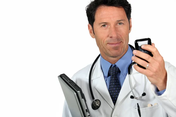 携帯電話の医師 — ストック写真