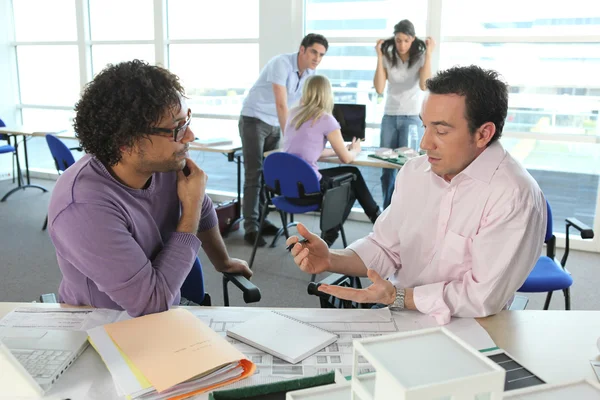 Architects having discussion — Stock Photo, Image