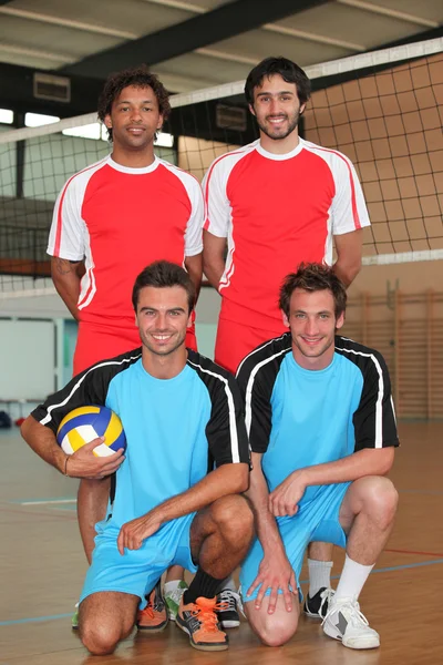 Jogadores de voleibol — Fotografia de Stock