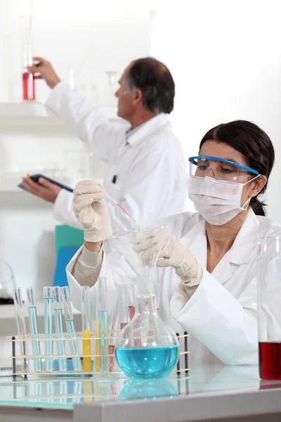 Laboratory workers — Stock Photo, Image