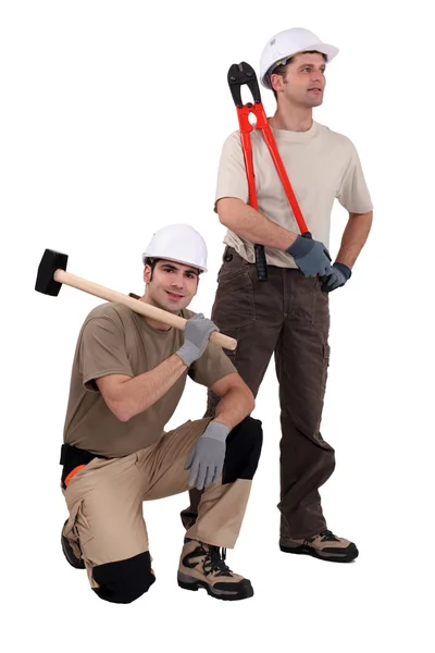 A team of labourers — Stock Photo, Image