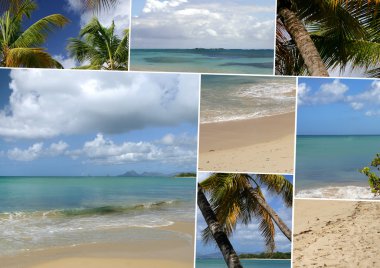 Images of an island paradise clipart