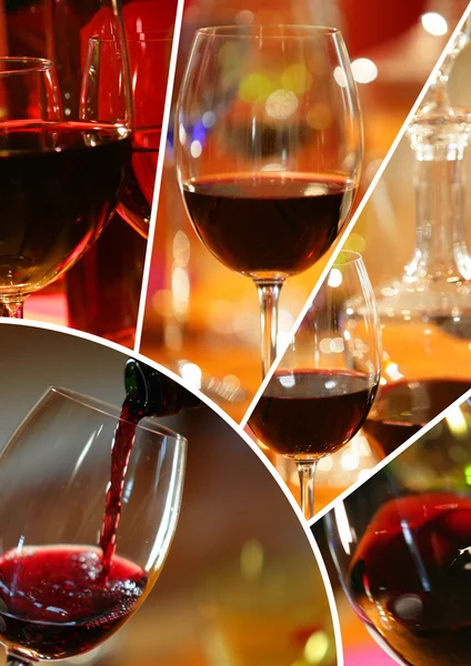Келихів вина — стокове фото
