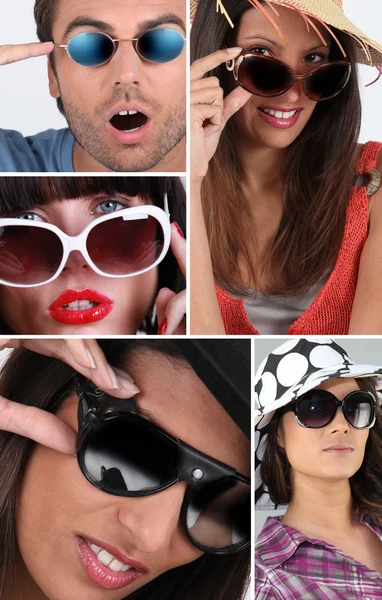 Wearing sunglasses — Stock Photo, Image