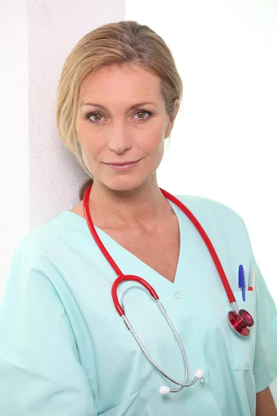 看護師の肖像画 — ストック写真
