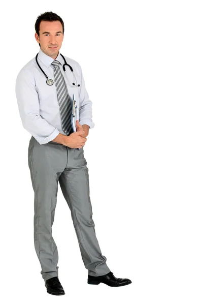 Porträtt av en läkare — Stockfoto