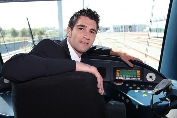 Conductor de tren — Foto de Stock