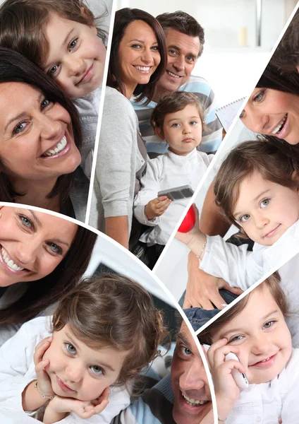 Family with child — Stock Photo, Image