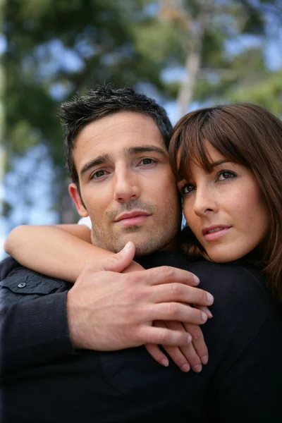 Portrait of a devoted couple — Stock Photo, Image