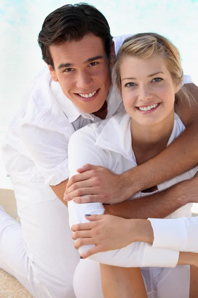 Portrait of a young, attractive couple — Stock Photo, Image