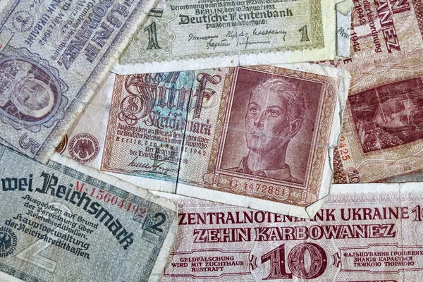 Antecedentes de los Reichsmarks — Foto de Stock