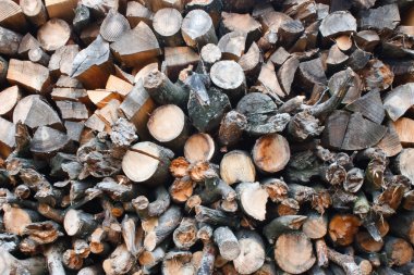 Pile of pine wood clipart